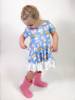 Pink Rainboot Adelaide Pocket Dress